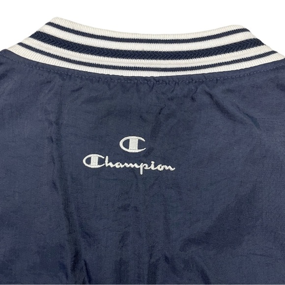 Vintage Men’s Champion Windbreaker Pullover-Navy - Picture 6 of 10